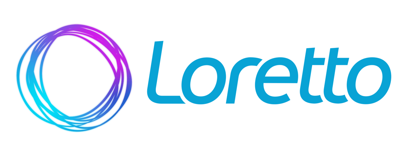 Company logo on a white background