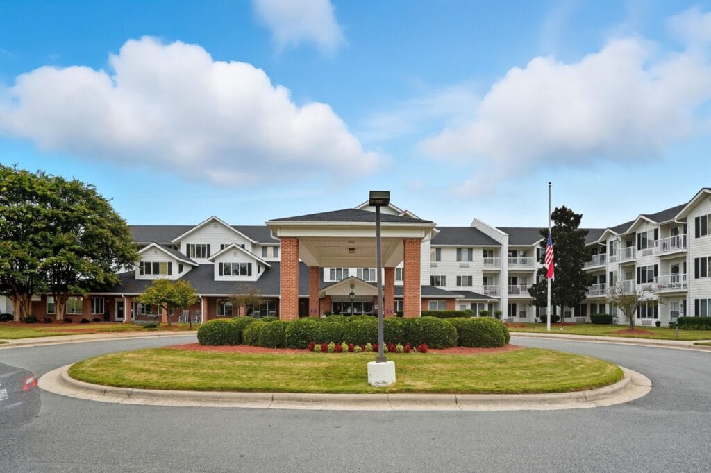 Exterior view of the Solista High Point facility entrance.