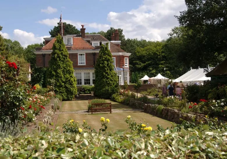 Exterior view of Castle Village and garden