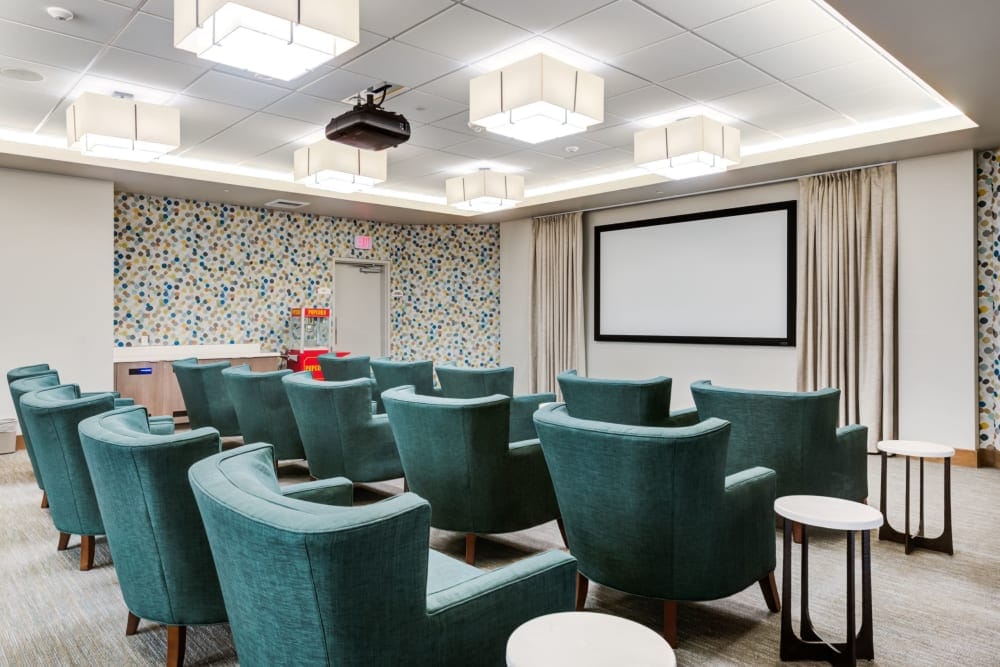 Comfortable seating in a vibrant common area