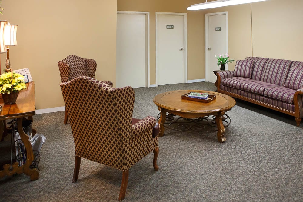 Interior common area with seating and decor