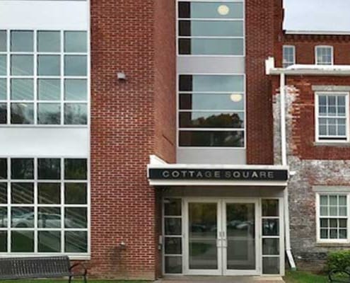 Exterior view of Cottage Square entrance
