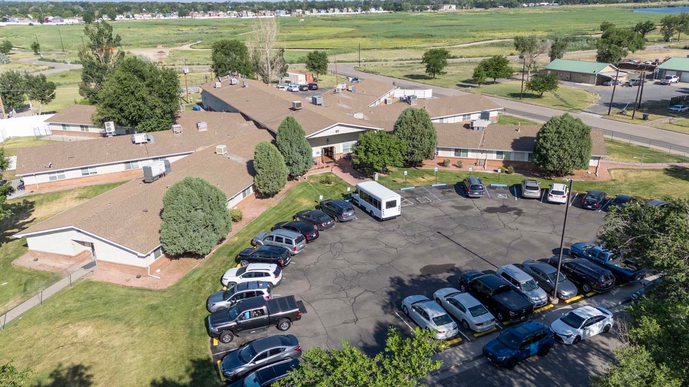 Aerial view of Lakeshore Post Acute and Rehabilitation Center