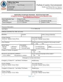 Dorothy C Benson Adult Day Care