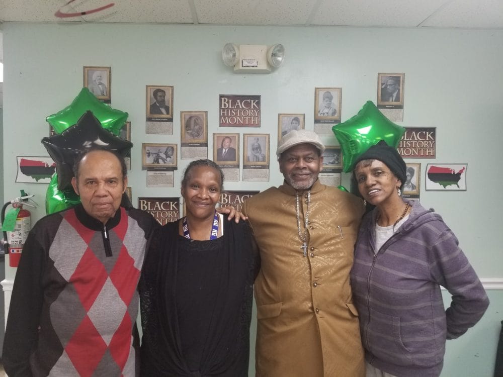 Residents celebrating Black History Month together