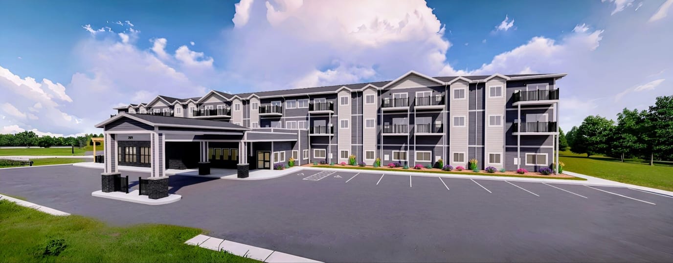 Exterior view of Dolan Creek Senior Living facility