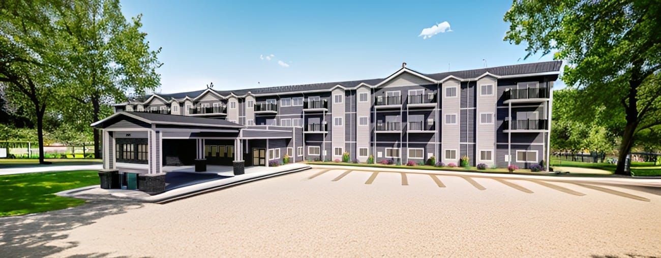 Exterior view of Dolan Creek Senior Living facility