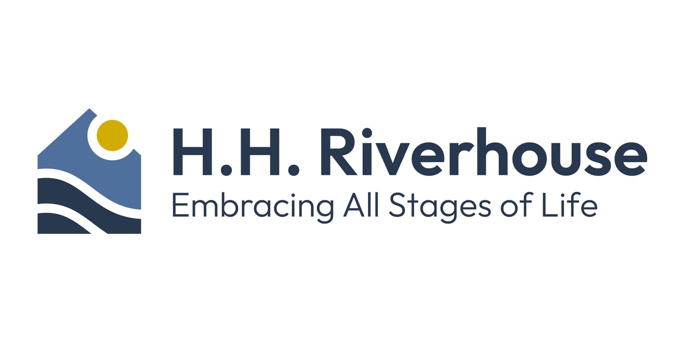 Logo of H.H. Riverhouse with a house icon
