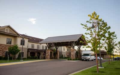 Timbers And Reflections At The Grandview At Benefis