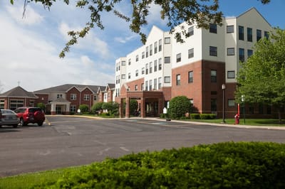 Exterior view of Addolorata Villa Assisted Living facility