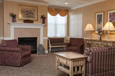 Interior common area with seating and decor