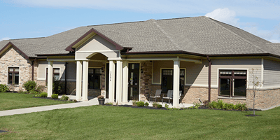 Exterior view of Orchard Grove assisted living facility
