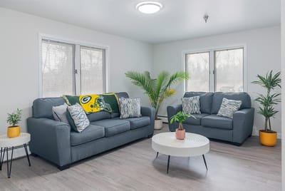 Bright and inviting common area with comfortable seating