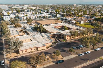 Aerial view of the Amarsi Assisted Living facility
