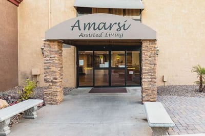 Entrance of Amarsi Assisted Living facility