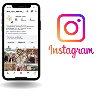 Instagram profile screenshot of Clear Mind Center