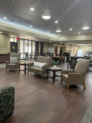 Avita Assisted Living and Memory Care, assisted living in Wichita, KS — Comfortable seating area in a senior living facility
