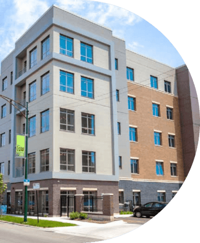Exterior view of the Artis Senior Living building