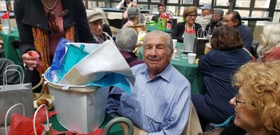 Residents engaged in a celebration with various activities