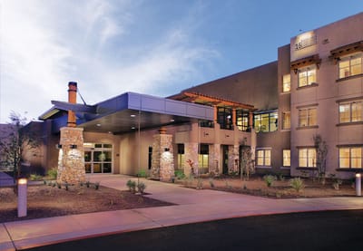 Exterior view of Acacia Health Center at Sagewood