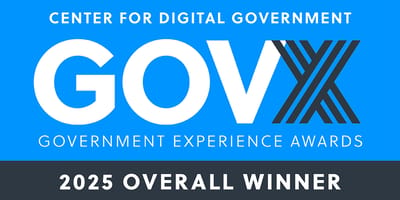 Award logo for government experience