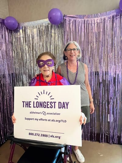 Residents celebrating The Longest Day event