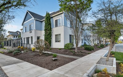 Exterior view of a residential assisted living facility.