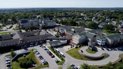 Aerial view of Cerenity Humboldt facility and surrounding area.