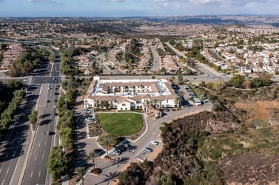 Aerial view of Westmont Village Homes facility