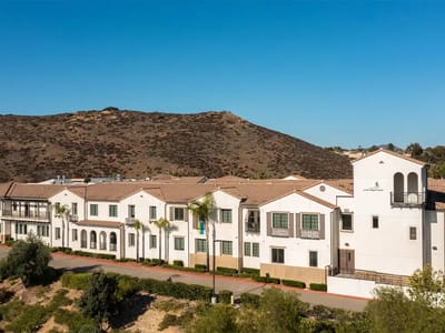 Exterior view of Westmont Village Homes building