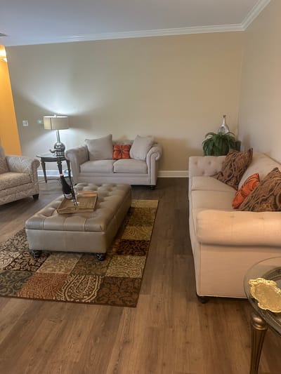 Cozy common area with comfortable seating