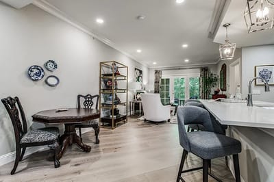 Elegant interior view of a living space in the facility