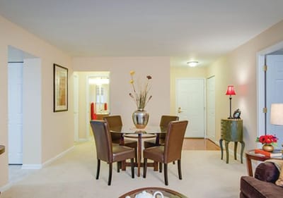 Cozy interior view of a resident's living area