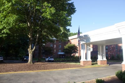 Entrance view of The Barrington at Hioaks facility