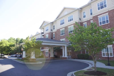 Exterior view of Sunrise Villa Tuckahoe with entrance