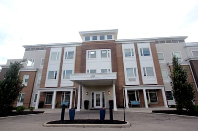 Exterior view of the Traditions at North Willow building