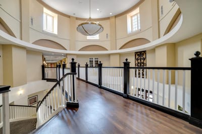 Bright common area with elegant design and lighting