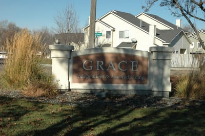 Sign for Grace Assisted Living facility