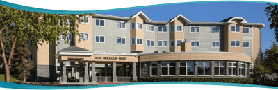 Exterior view of Marlow Manor Assisted Living building