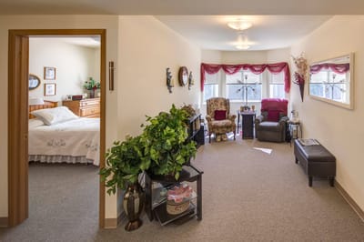 Cozy interior view of a resident's living area