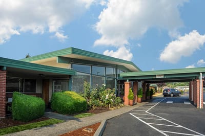 Exterior view of the Life Care Center of Puyallup