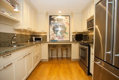 Modern kitchen interior with stylish decor