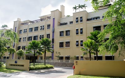 Exterior view of Lions Home for the Elders building