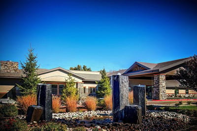 Exterior view of Grace Assisted Living Nampa with landscaping features