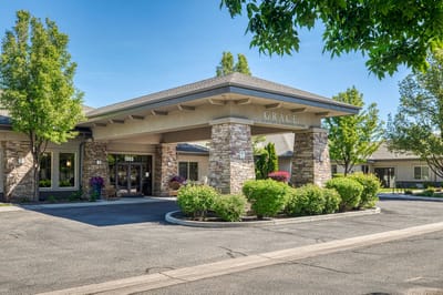 Front entrance of Grace Assisted Living facility