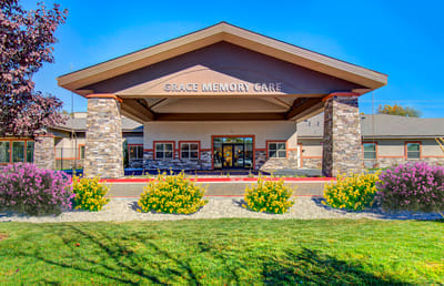 Exterior view of Grace Memory Care facility