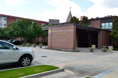 Exterior view of the assisted living facility entrance