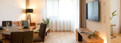 A cozy senior living room with furniture and decor