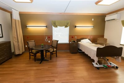 Clean, well-furnished private resident room