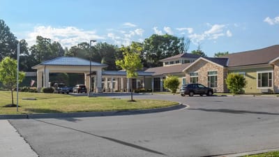 Exterior view of Northland Rehabilitation & Health Care building